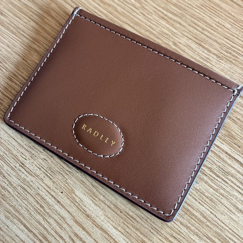 New radley brown leather card - radley,