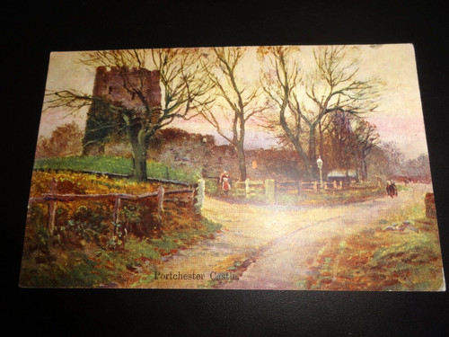 Porchester castle postcard - porchester,