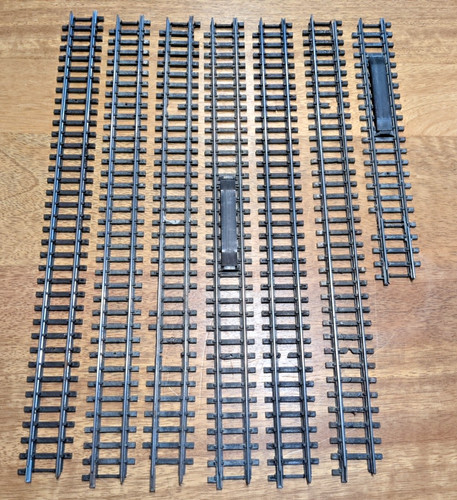 Straight model railway - straight,