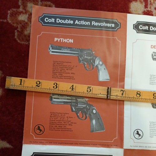 Colt pistols rifles poster - colt,