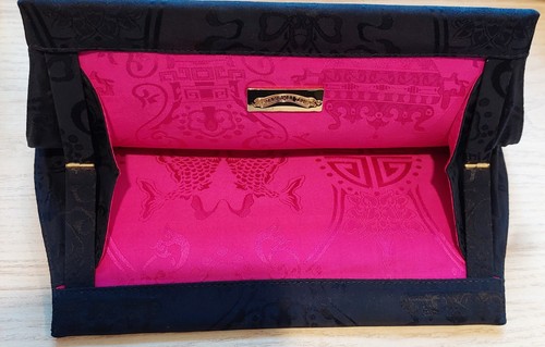 Black shanghai tang silk - black,