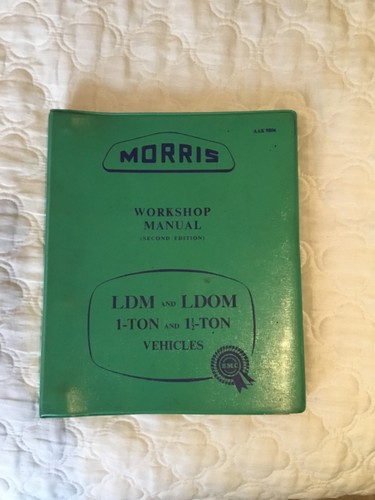 Morris workshop manual - -workshop, manual**