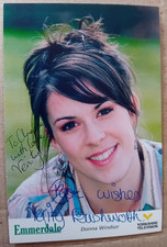 ORIGINAL AUTOGRAPHED EMMERDALE CAST CARD VERITY RUSHWORTH Donna Windsor