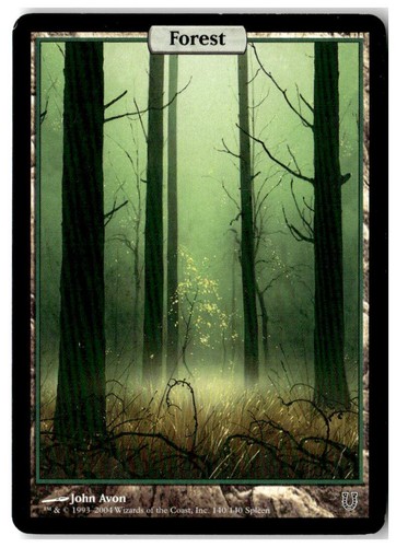 Mtg forest full - -, art
