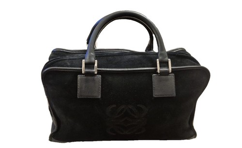 Loewe black leather - leather, weekender