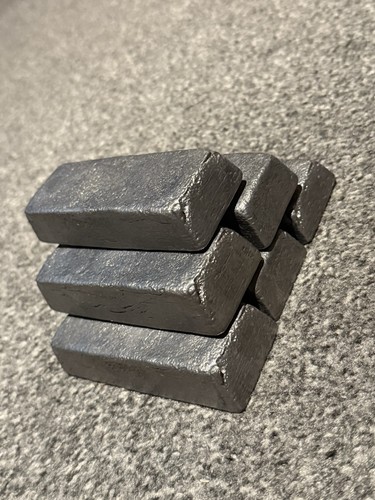 Lead ingot dross removed - lead,