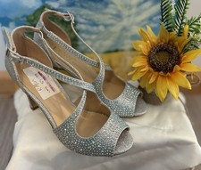 Brand New Lotus Silver Size Uk 3 Bling Party Shoes brand new 