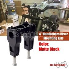 Black 4 inch Handlebar Riser
