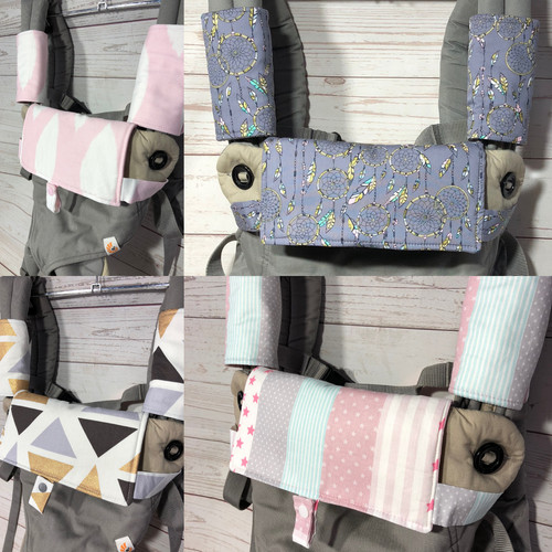 Teething drool pads and - , bib