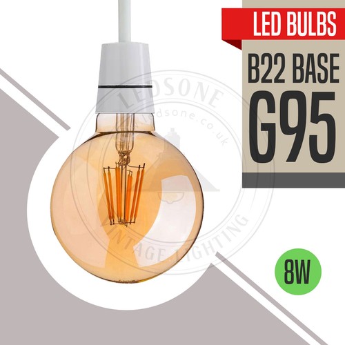 B22 vintage dimmable amber - dimmable,