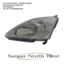 For Honda Civic Mk7 Passenger