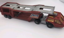 Original Matchbox Lesney Diecast Super Kings K-10 Car Transporter 1976 Red