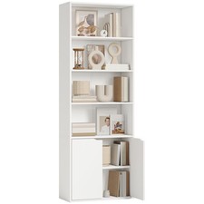 HOMCOM 2 Door 4 Shelves