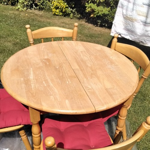 Round light wood dining - round,