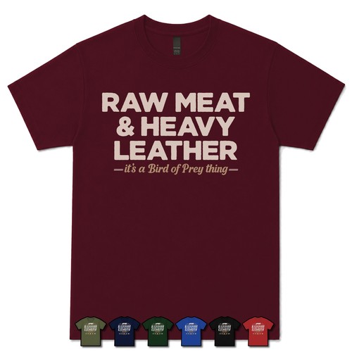 Raw meat heavy leather bird - raw,