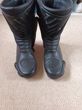 Hardly Used Ladies Leather Hein Gericke Motorcycle Boots Size 6.5