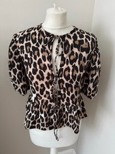 Womens animal print blouse /