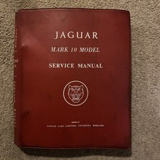 Jaguar MK X original 3.8 factory workshop manual (outstanding Condition)