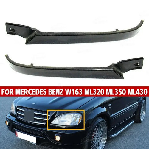 Front bumper headlight trim - front,