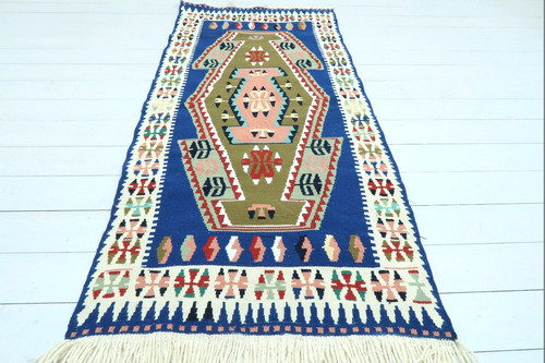 Vintage turkish handwoven wool - turkish,