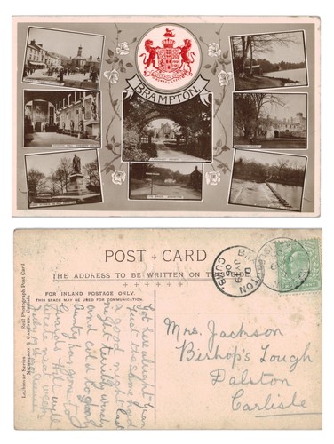 Postcard views of - -, brampton