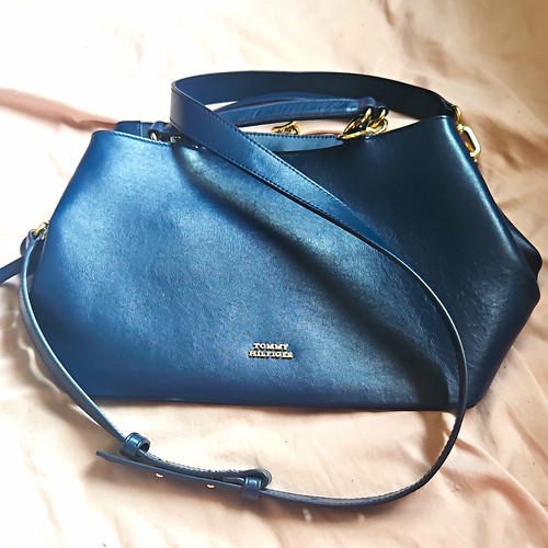 Tommy hilfiger navy leather - tommy,
