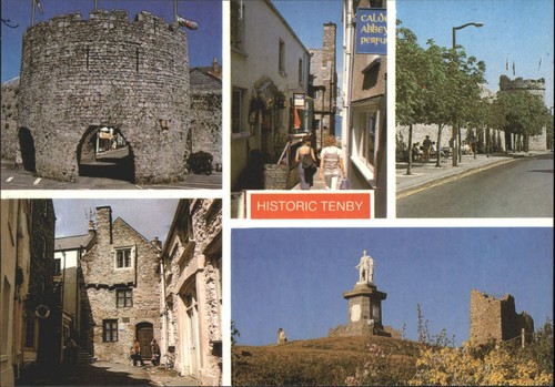 Vintage historic tenby - historic,