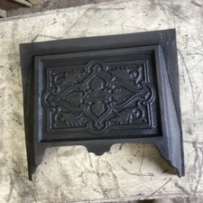 cast iron fireplace hood