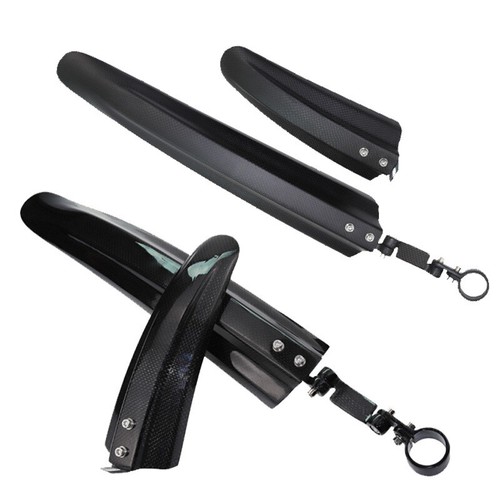 Carbon fiber bike fender set - carbon,