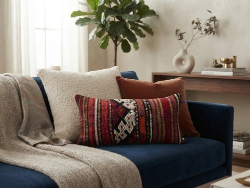 Handwoven vintage wool turkish - handwoven,