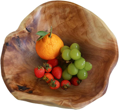 Wood decorative wooden bowl - wood,