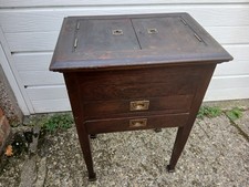 antique georgian bedside cabinet
