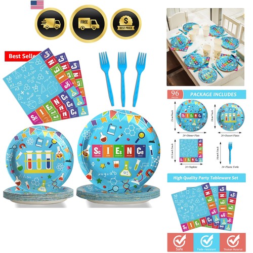 Pcs science party plates - pcs,