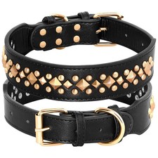 Soft Leather Pet Dog Collar