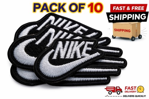 10pc embroidered black white - embroidered,