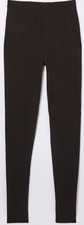 Fat Face Meribel Black Stretch Jersey Full Length Leggings Size 14 R BNWOT
