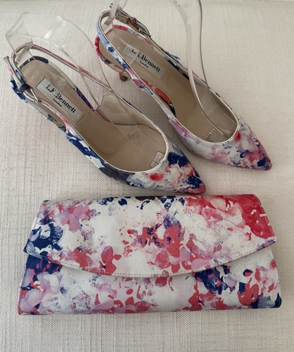 Bennett blue pink floral - k,