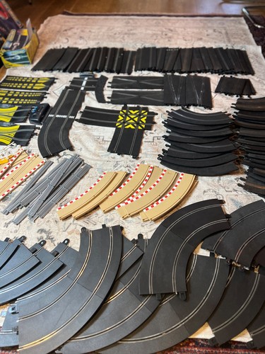 Scalextric track bundle - scalextric,