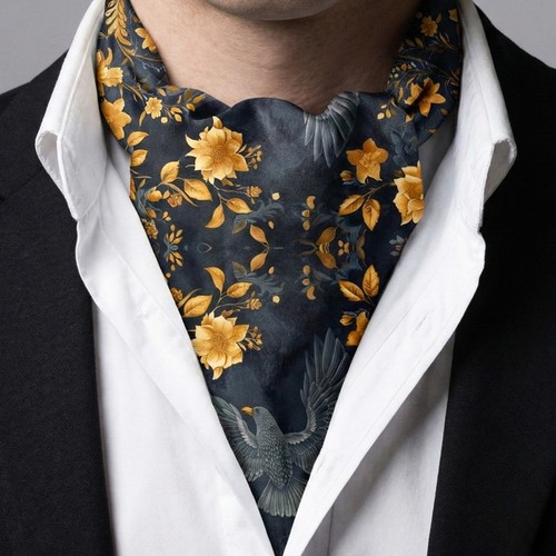 Genuine silk midnight sparrow - silk,