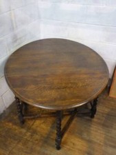 Solid oak oval drop leaf - solid,