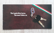 Lancia Beta Range Brochure c.1978 - Sedan Coupe HPE Spyder Monte-Carlo