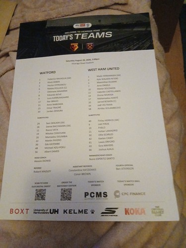 Watford west ham - watford, united