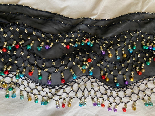 Black rainbow multicolour - black,