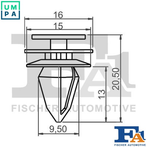 Clip trimprotection strip - clip,