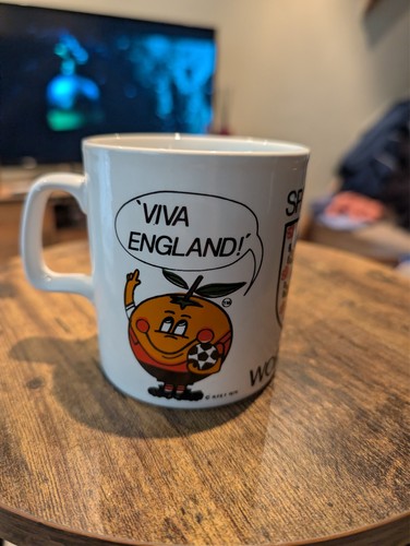 Vintage spain world cup mug - spain,