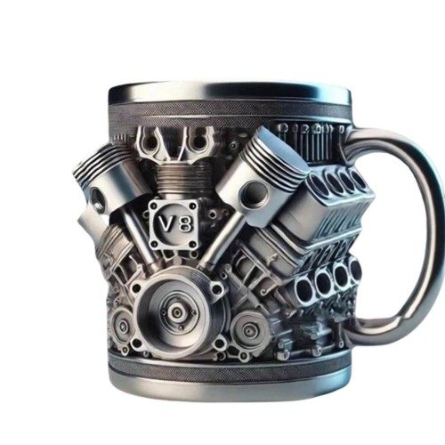 Engine block mug novelty - mug,