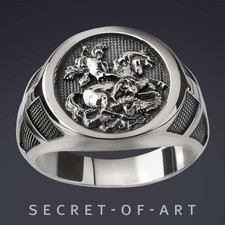 Saint St. George Ring 925