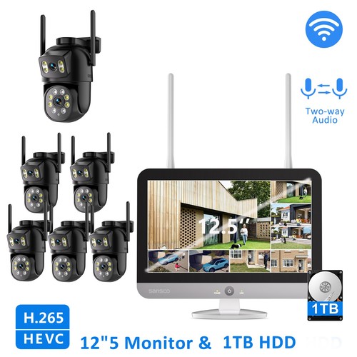 8mp cctv home outdoor security - home,