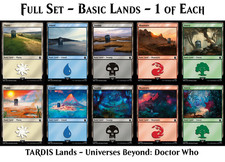 MTG - 10 Basic TARDIS Lands -