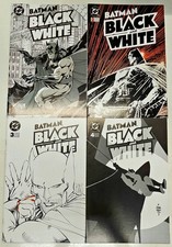 DC Comic Batman Black and White Key 4 Issue Set 1 2 3 4 Higher Grade VG
